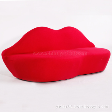 Modern design lips Sofa Bocca Sofa fabric sofa loveseat